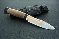 Нож Спас-1 орех, 95х18, текстолит : фото 11
