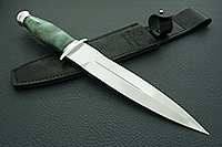 Кинжал охотничий-С стабилизированный кап, 95х18, алюминий : фото 5
