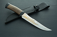Нож Катран орех, 95х18, текстолит : фото 8