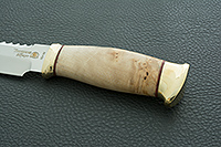 Нож Спас-1 кап березовый, 95х18, латунь : фото 6