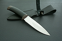 Нож Fox-1 (Фокс-1) наборная кожа, 95х18, текстолит : фото 8