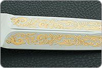 Кинжал охотничий-С наборная кожа, 95х18, алюминий : фото 7