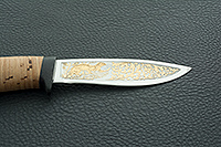 Нож Ласка береста, 95х18, текстолит : фото 7