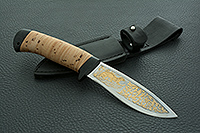Нож Ласка береста, 95х18, текстолит : фото 10