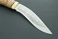 Нож Ермак кап березовый, 95х18, латунь : фото 4