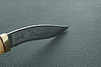 Нож Ермак кап березовый, 95х18, латунь : фото 9