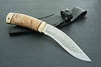 Нож Ермак кап березовый, 95х18, латунь : фото 10