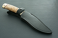 Нож Ермак кап березовый, 95х18, латунь : фото 11