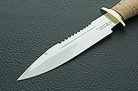 Нож Спас-6 береста, 95х18, латунь : фото 3