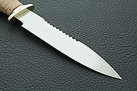 Нож Спас-6 береста, 95х18, латунь : фото 4
