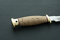 Нож Спас-6 береста, 95х18, латунь : фото 5