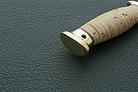 Нож Спас-6 береста, 95х18, латунь : фото 7