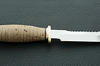 Нож Спас-6 береста, 95х18, латунь : фото 9