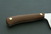 Топорик кухонный (насечки) накладки текстолит, 95х18, цельнометаллический : фото 5