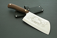 Топорик кухонный (насечки) накладки текстолит, 95х18, цельнометаллический : фото 11