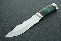 Нож Тайга стабилизированный кап, 95х18, алюминий : фото 2