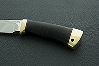 Нож Артыбаш наборная кожа, 95х18, латунь : фото 6