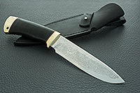 Нож Артыбаш наборная кожа, 95х18, латунь : фото 10