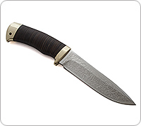 Нож Артыбаш наборная кожа, 95х18, латунь : фото 12