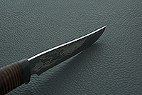 Нож Гелиос-2 наборная кожа, 95х18, текстолит : фото 9