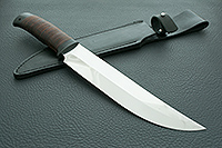Нож Атаман наборная кожа, 95х18, текстолит : фото 9