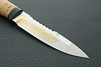Нож Спас-2 береста, 95х18, текстолит : фото 4