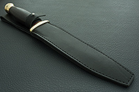 Кинжал охотничий-С граб - черное дерево, 95х18, латунь : фото 11
