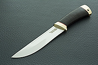 Нож Риф наборная кожа, 95х18, латунь : фото 2