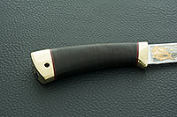 Нож Риф наборная кожа, 95х18, латунь : фото 4