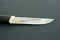 Нож Риф наборная кожа, 95х18, латунь : фото 6