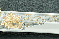 Нож Риф наборная кожа, 95х18, латунь : фото 7