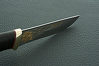 Нож Риф наборная кожа, 95х18, латунь : фото 9