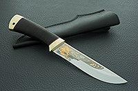 Нож Риф наборная кожа, 95х18, латунь : фото 10