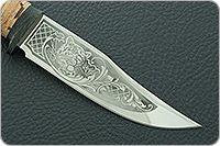 Нож Домбай береста, 95х18, текстолит : фото 4