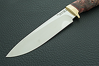 Нож Артыбаш стабилизированный кап, 95х18, латунь : фото 3