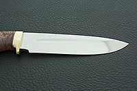 Нож Артыбаш стабилизированный кап, 95х18, латунь : фото 7