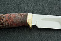 Нож Артыбаш стабилизированный кап, 95х18, латунь : фото 8