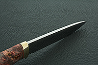 Нож Артыбаш стабилизированный кап, 95х18, латунь : фото 9