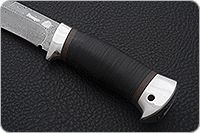 Нож Марал наборная кожа, дамаск, алюминий : фото 6