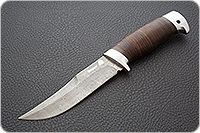 Нож Марал наборная кожа, дамаск, алюминий : фото 11