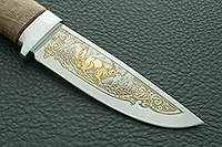 Нож Малек-2 орех, 95х18, алюминий : фото 4