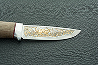 Нож Малек-2 орех, 95х18, алюминий : фото 7