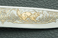 Нож Малек-2 орех, 95х18, алюминий : фото 8