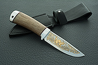 Нож Малек-2 орех, 95х18, алюминий : фото 10