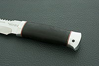 Нож Тайга граб - черное дерево, 95х18, алюминий : фото 6