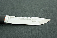 Нож Тайга граб - черное дерево, 95х18, алюминий : фото 7