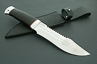 Нож Тайга граб - черное дерево, 95х18, алюминий : фото 9