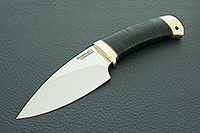Нож Утес наборная кожа, 95х18, латунь : фото 2