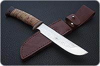 Нож Медвежий-2 береста, 95х18, текстолит : фото 8