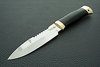 Нож Спас-1 наборная кожа, 95х18, латунь : фото 2